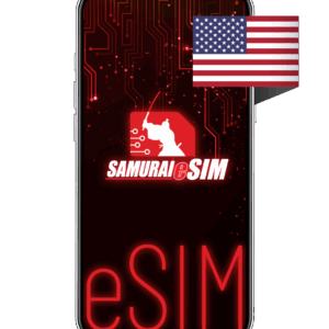Samurai SIM ซิม USA  [eSIM] เน็ตไม่จำกัด ดาต้ารายทริป 10-30GB